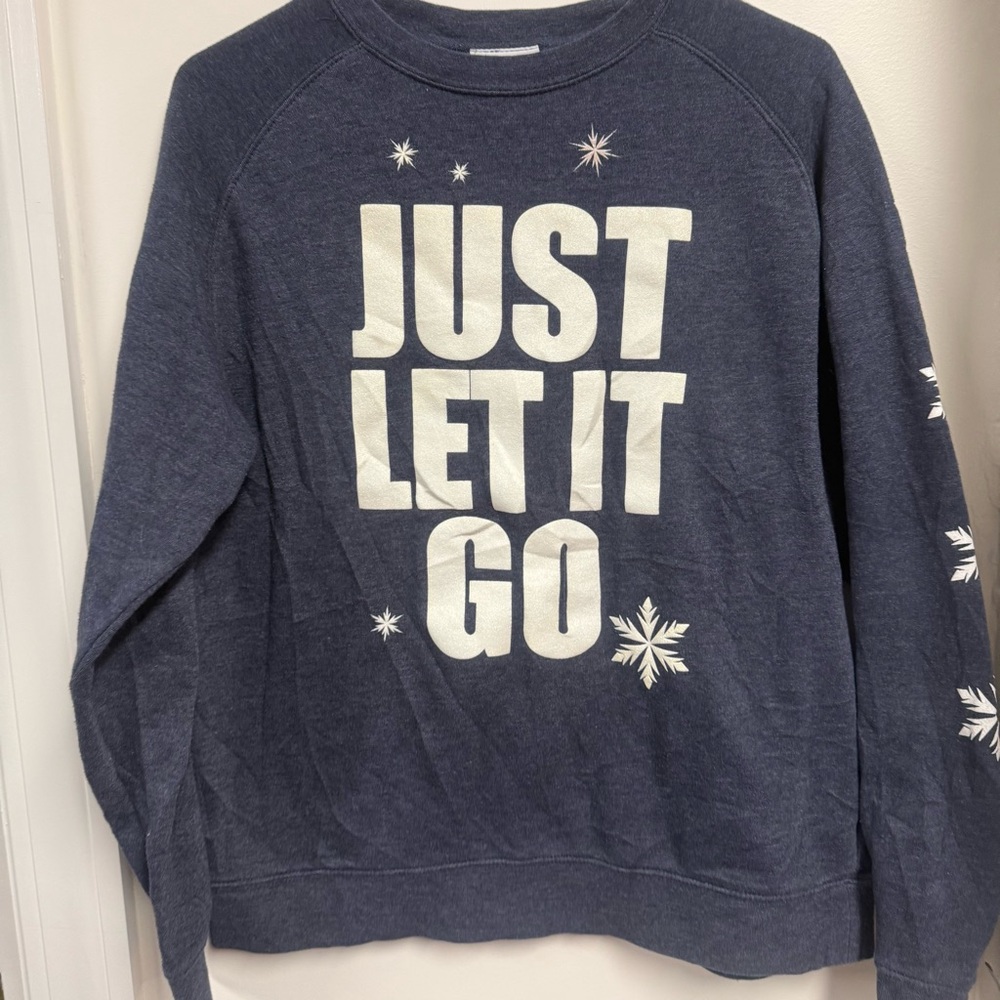 Disney Parks Frozen “Just Let it Go” Sweatshirt - Picture 3 of 13